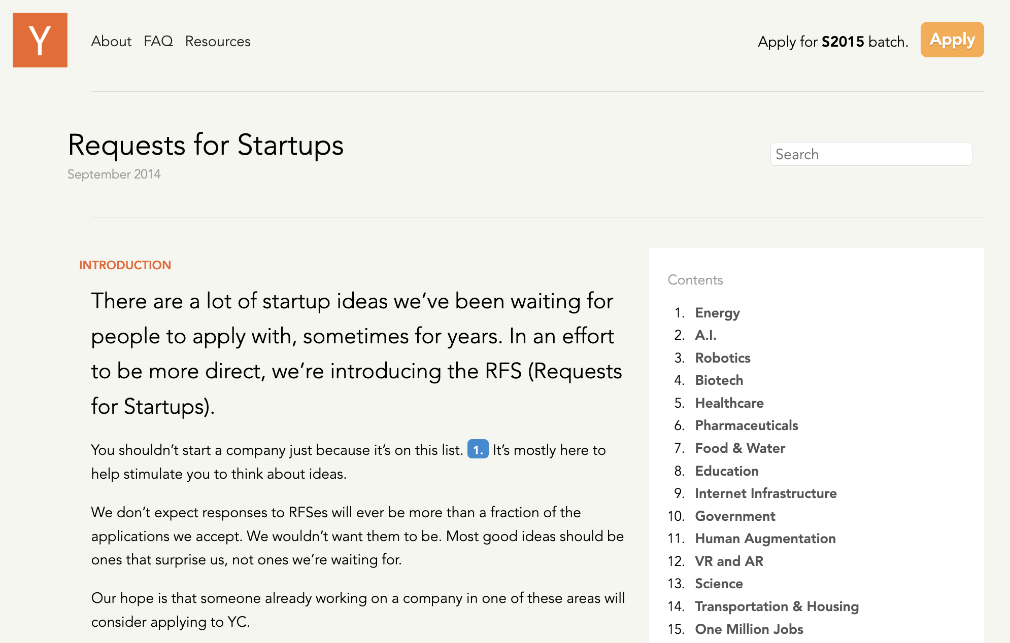 Source:Y Combinator
