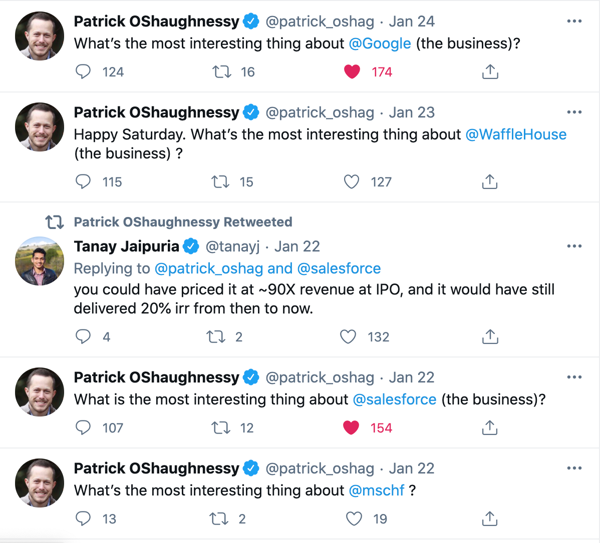 Tweet referenced in Learning in Public section
