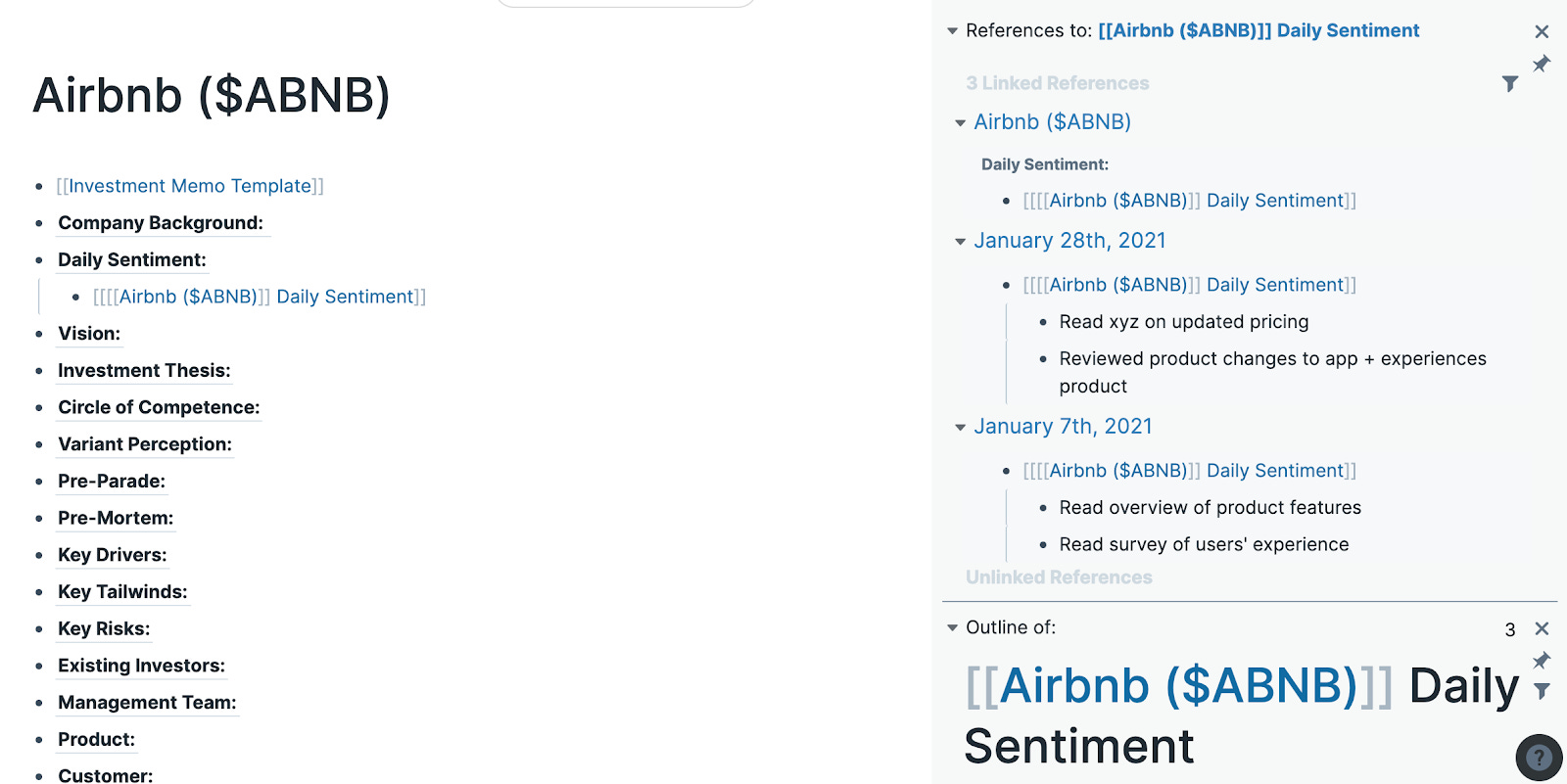 Framework diagram for daily sentiment