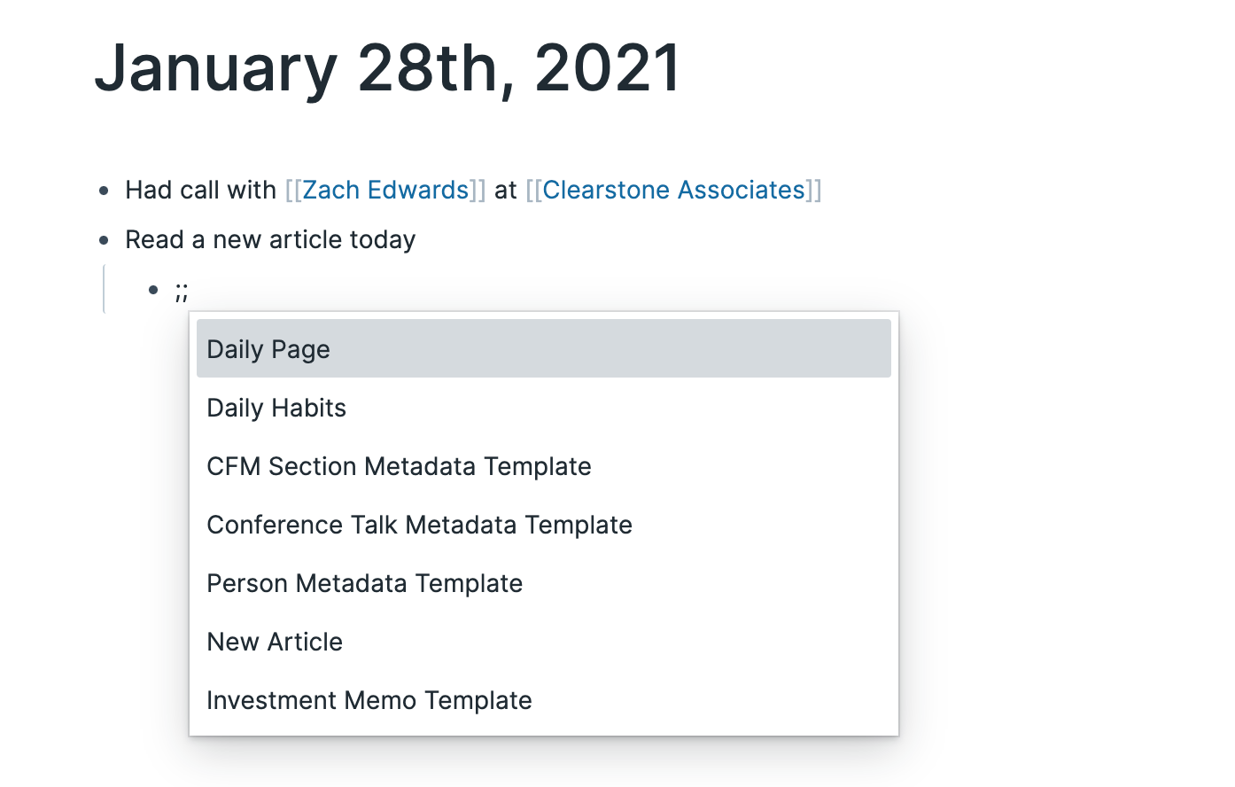 Screenshot of iframe embeds