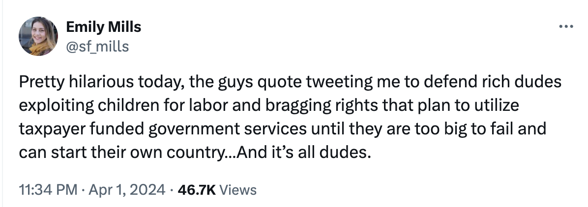 Tweet referenced in Reframe: Learning Is Good, Actually section